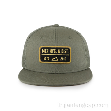 Chapeau Snapback brodé 3D personnalisé en gros